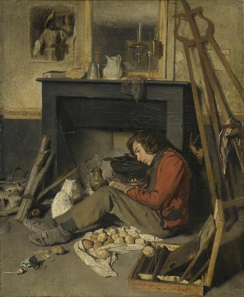 Studio di interno - Louvre, Parigi